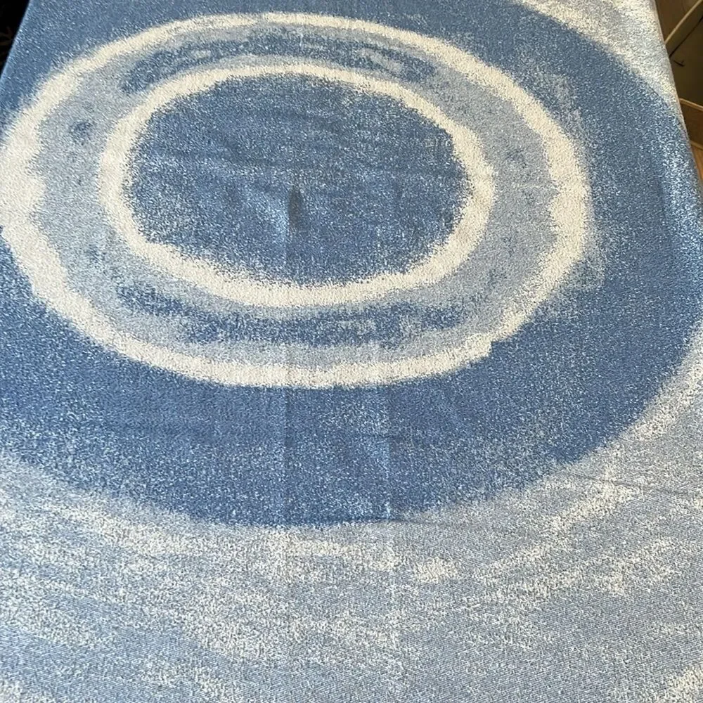 RAESHMI SILKSTORY Bamboo Blend Blue Throw Blanket-54”x 52”